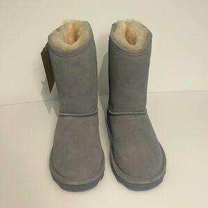 BEARPAW ELLE GRAY BOOT Size 7 NWT